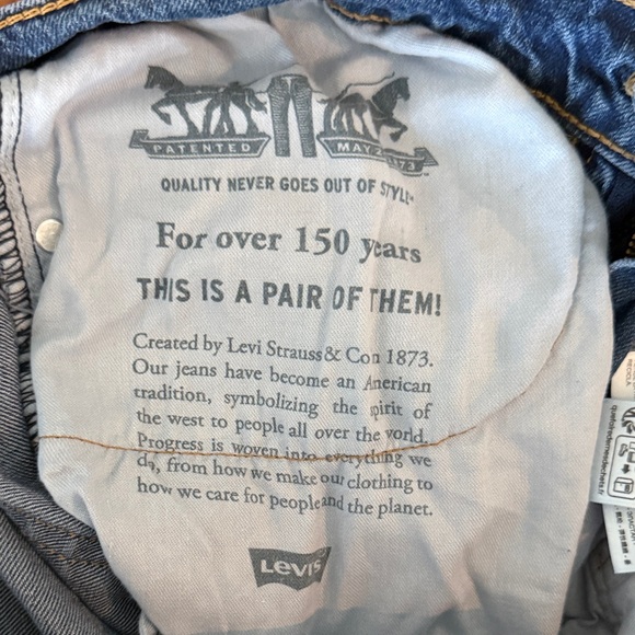 Levi's Men’s 505 Jeans 34x34 - Picture 3 of 5
